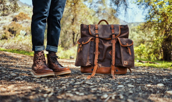 Buffalo Jackson Dakota Waxed Canvas Rucksack