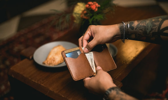 Lost Dutchman Leather Vertical Bifold Wallet